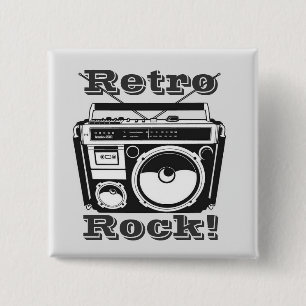 Retro Rock! Button