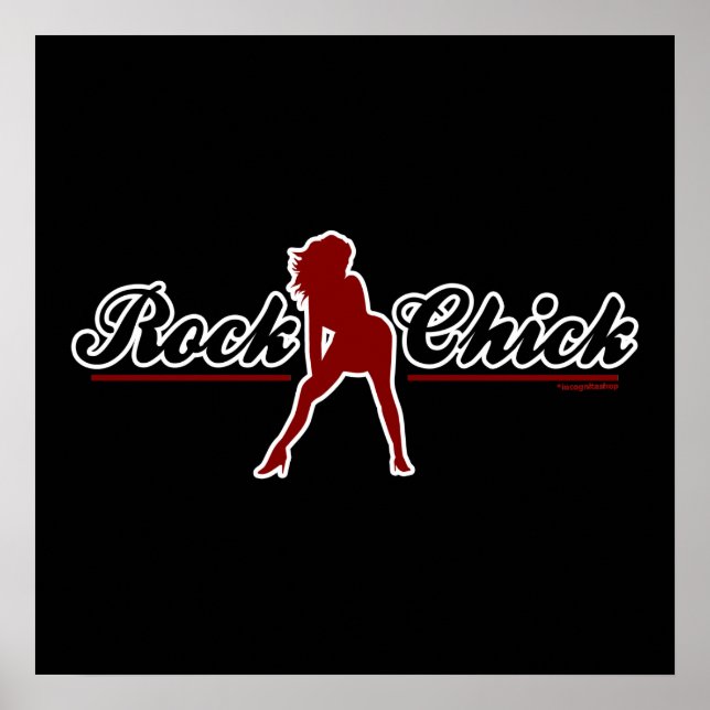 Retro Rock Chick Poster (Front)