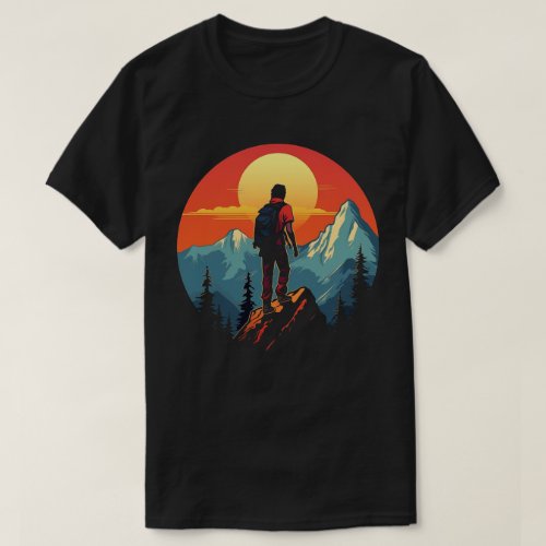 Retro Rock Climbing Vintage Climber Gift T_Shirt