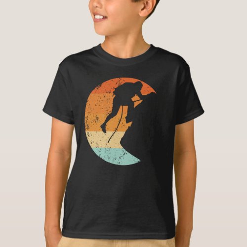 Retro rock climbing vintage climber T_Shirt