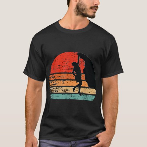 Retro Rock Climbing Vintage Climber T_Shirt