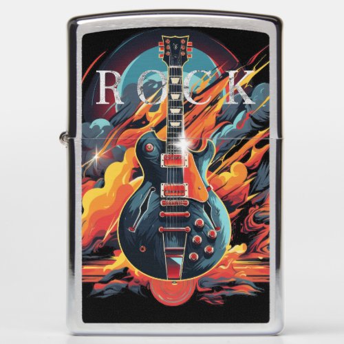 Retro Rock Graphic Zippo Lighter