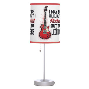 Retro Rock Guitar Classic Music Nostalgia Design Table Lamp