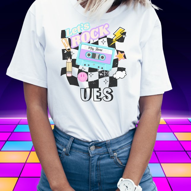 Retro Rock Music Teacher TShirt (Creator Uploaded)