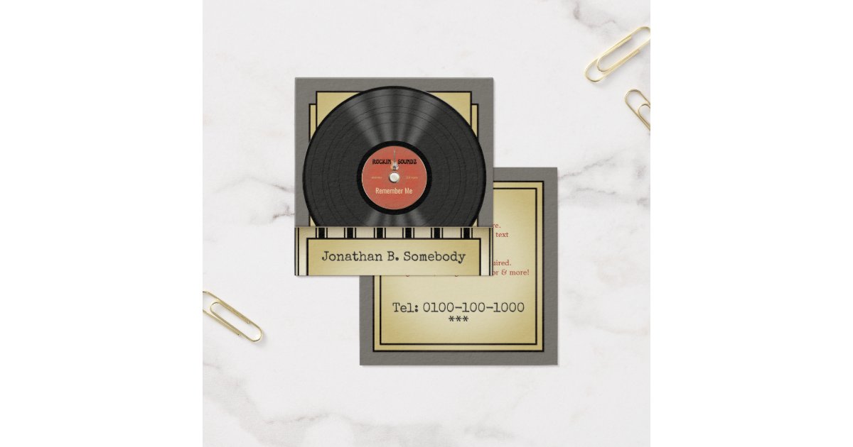 Retro Rock Vinyl Record | Zazzle.com