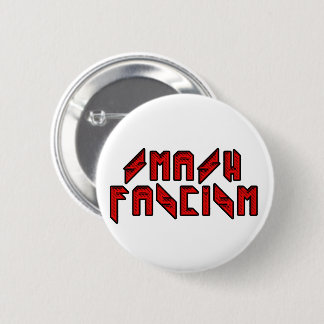 Retro Rocker - Smash Fascism Button