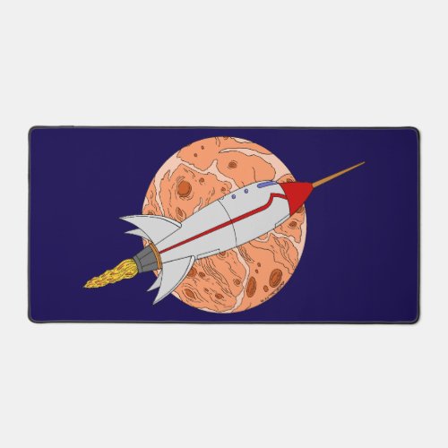 Retro Rocket 2026 Desk Mat