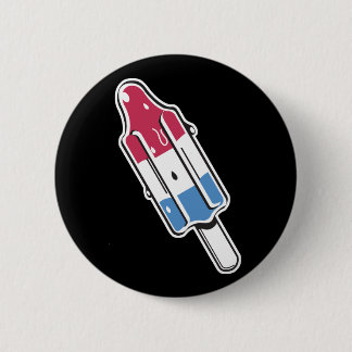 retro rocket ice pop pinback button