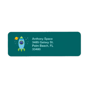 Retro Rocket Label