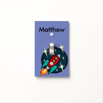 RETRO ROCKET SHIP LIGHT SWITCH COVER