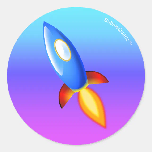 Rocket Recovery Sticker Retro rocket stickers | Zazzle