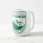 Retro Rocky Mountain National Park Colorado hiking Coffee Mug