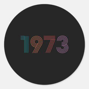 Retro Roe v wade Feminist Women's Rights Pro Cho Classic Round Sticker