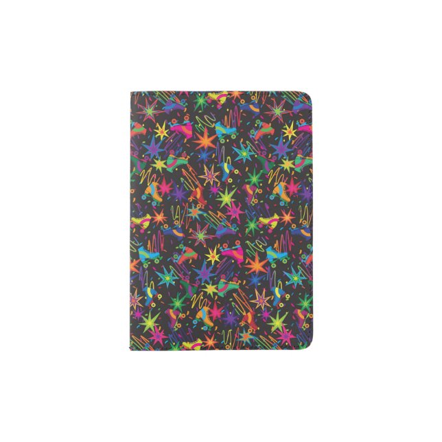 Retro Roller Rink Passport Holder (Front)