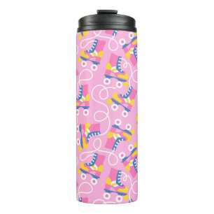 Retro Roller Skating Thermal Tumbler