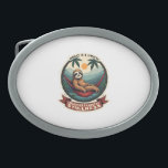 Retro Roller Sloth Vintage Skating Vector Art Belt Buckle<br><div class="desc">Retro Roller Sloth Vintage Skating Vector Art</div>