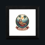 Retro Roller Sloth Vintage Skating Vector Art Gift Box<br><div class="desc">Retro Roller Sloth Vintage Skating Vector Art</div>