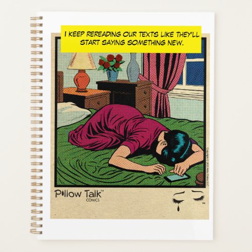 Retro Romance Comic: Crying Pillow Talk Design