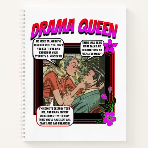 Retro Romance _ Drama Queen _ Notebook