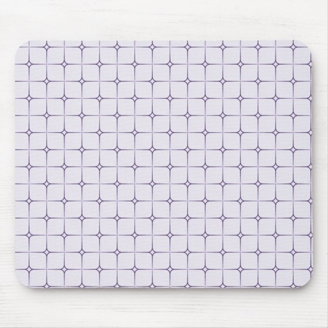 Retro Romance Mousepad, Purple Mouse Pad (Front)