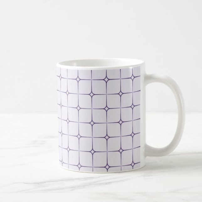 Retro Romance Mug, Purple Coffee Mug (Right)