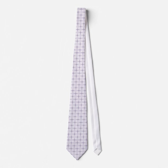 Retro Romance Tie, Purple Neck Tie (Front)