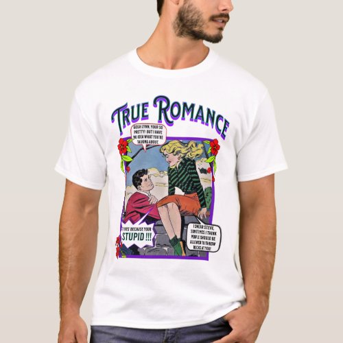 Retro Romance _ True Romance _ Mens T_Shirt