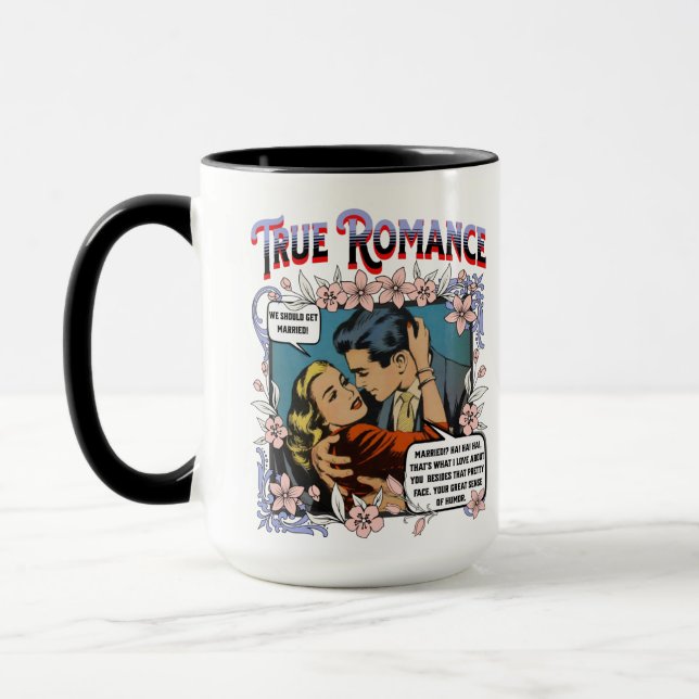 Retro Romance - True Romance - Mug (Left)