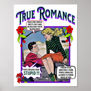 Retro Romance - True Romance - Poster