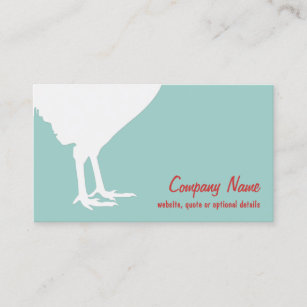 Retro Rooster Business Card