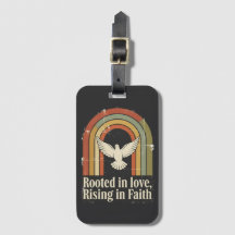 Retro rooted and rising faith design