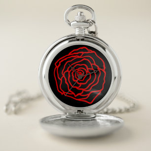 Retro Rose Pocket Watch Gift