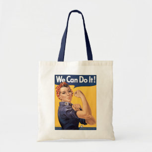Retro Rosie We Can Do It Tote Bag