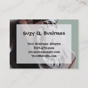 Retro Rotary Dial Phone Vintage Design Business Card