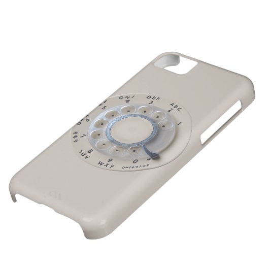 Retro Rotary Phone Dial Case-Mate iPhone Case (Bottom)