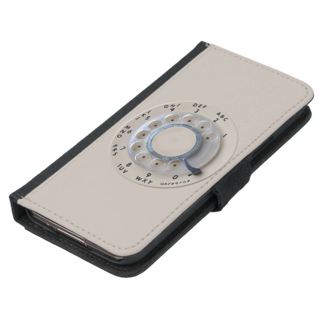 Retro Rotary Phone Dial Samsung Galaxy Wallet Case (Bottom)