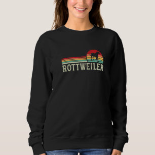 Retro Rottweiler Dog Rottie 1 Sweatshirt