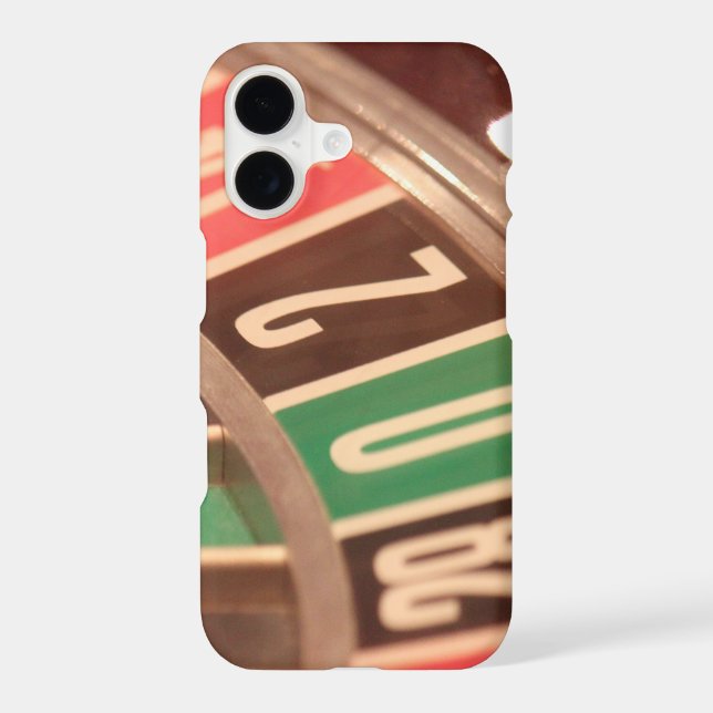 Retro Roulette Wheel Iphone Case (Back)