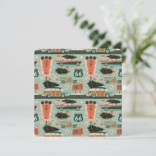 Retro Route 66 Holiday Stationery