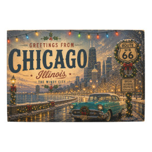 Retro Route 66 Illinois Highway Home Decor