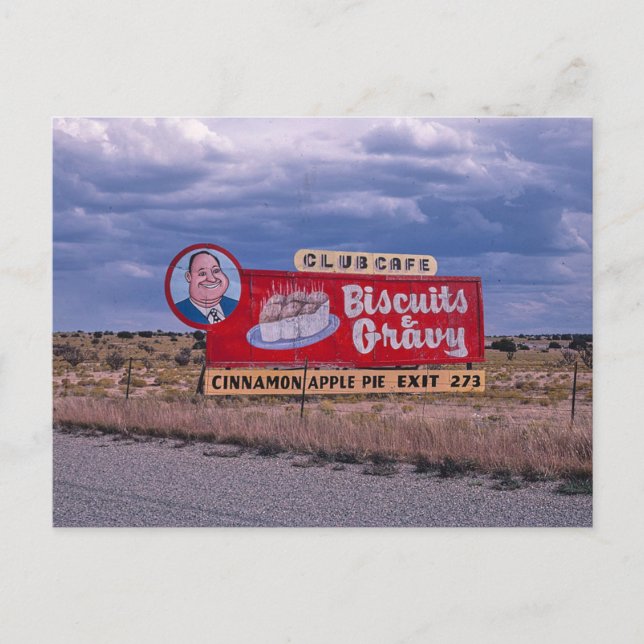 Retro Route 66 Postcard (Front)