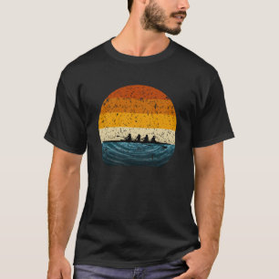 Retro Rowing Boating Row Boat Rower Expert Graphi T-Shirt