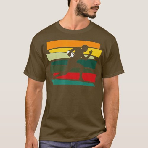 Retro Rugby Player Rugby Coach  T_Shirt