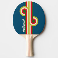 Retro Rugby Stripe Loop with Name