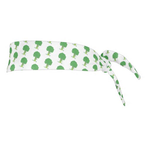 Retro Running Broccoli Tie Headband