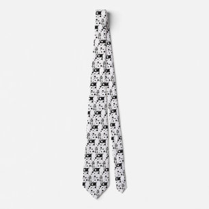 Retro Runway Model, Vintage Art Deco Fashion Neck Tie