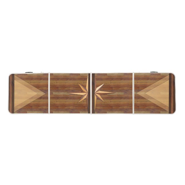 Retro Rustic Beer Pong Table - Regulation Size (Top)