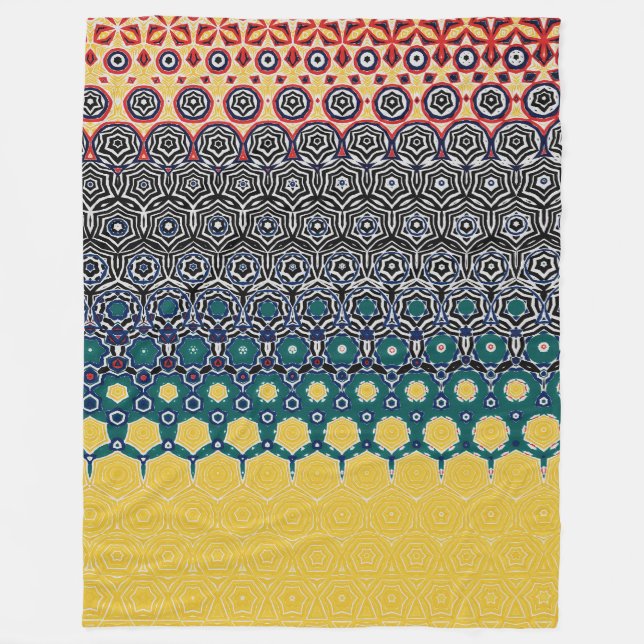 Retro Rustic  Fleece Blanket (Front)