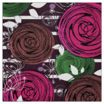 Retro, rustic, folk fabric