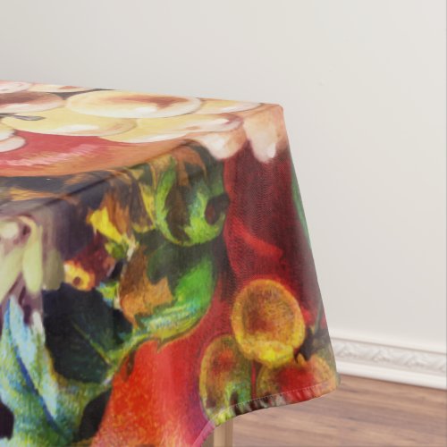 Retro Rustic Fresh Summer Tropical Fruit Vegetable Tablecloth